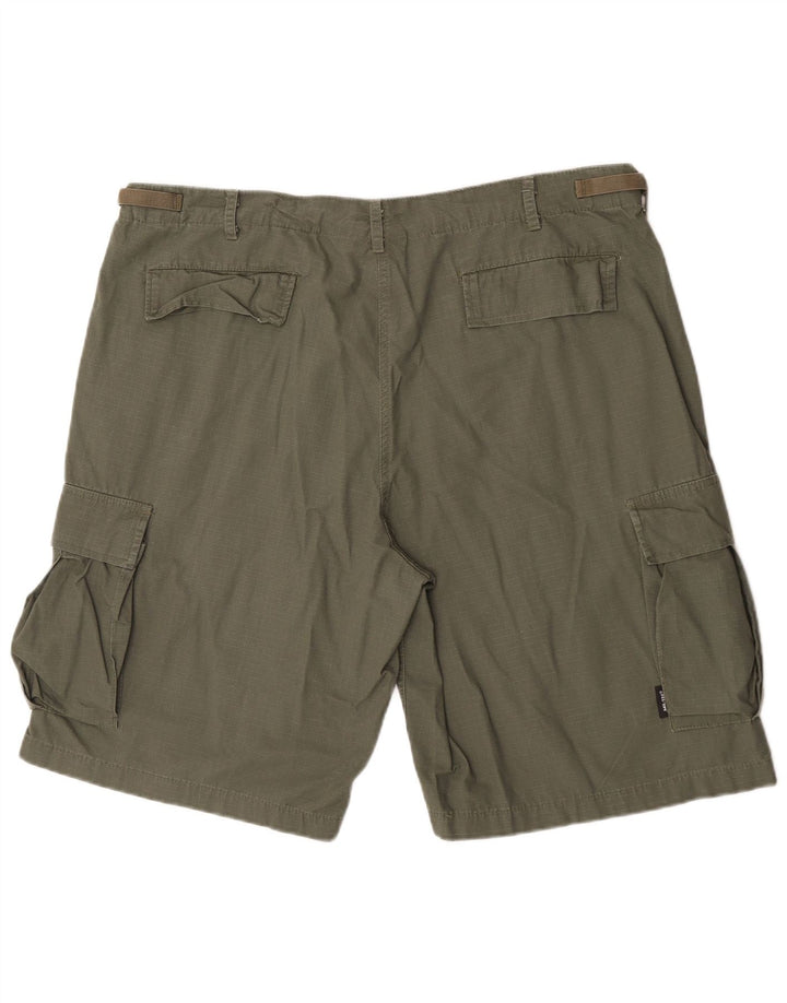Mil-Tec Pantalones cortos cargo para hombre 2XL W42 Algodón caqui