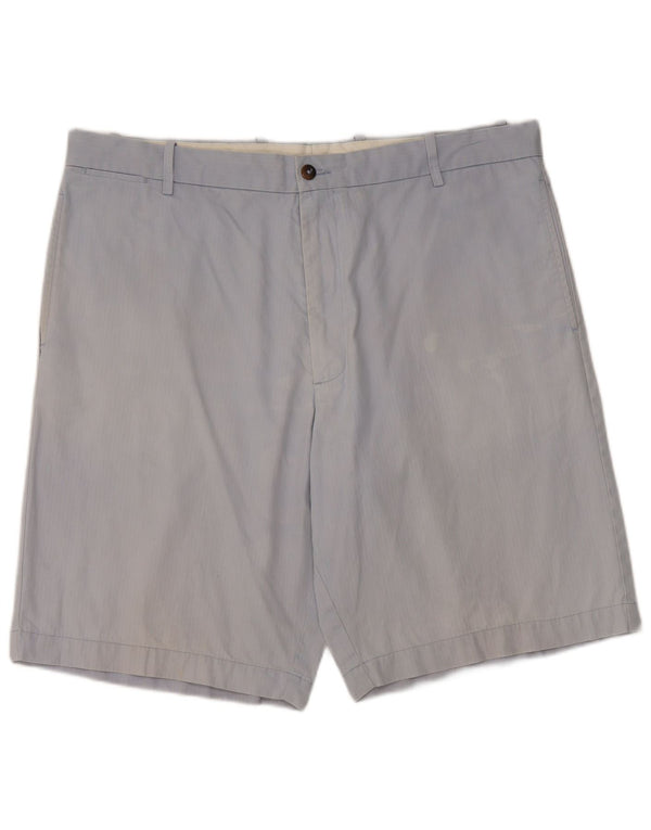 Marks & Spencer Pantalones cortos chinos Harbor azul para hombre W40 XL Algodón a rayas azules