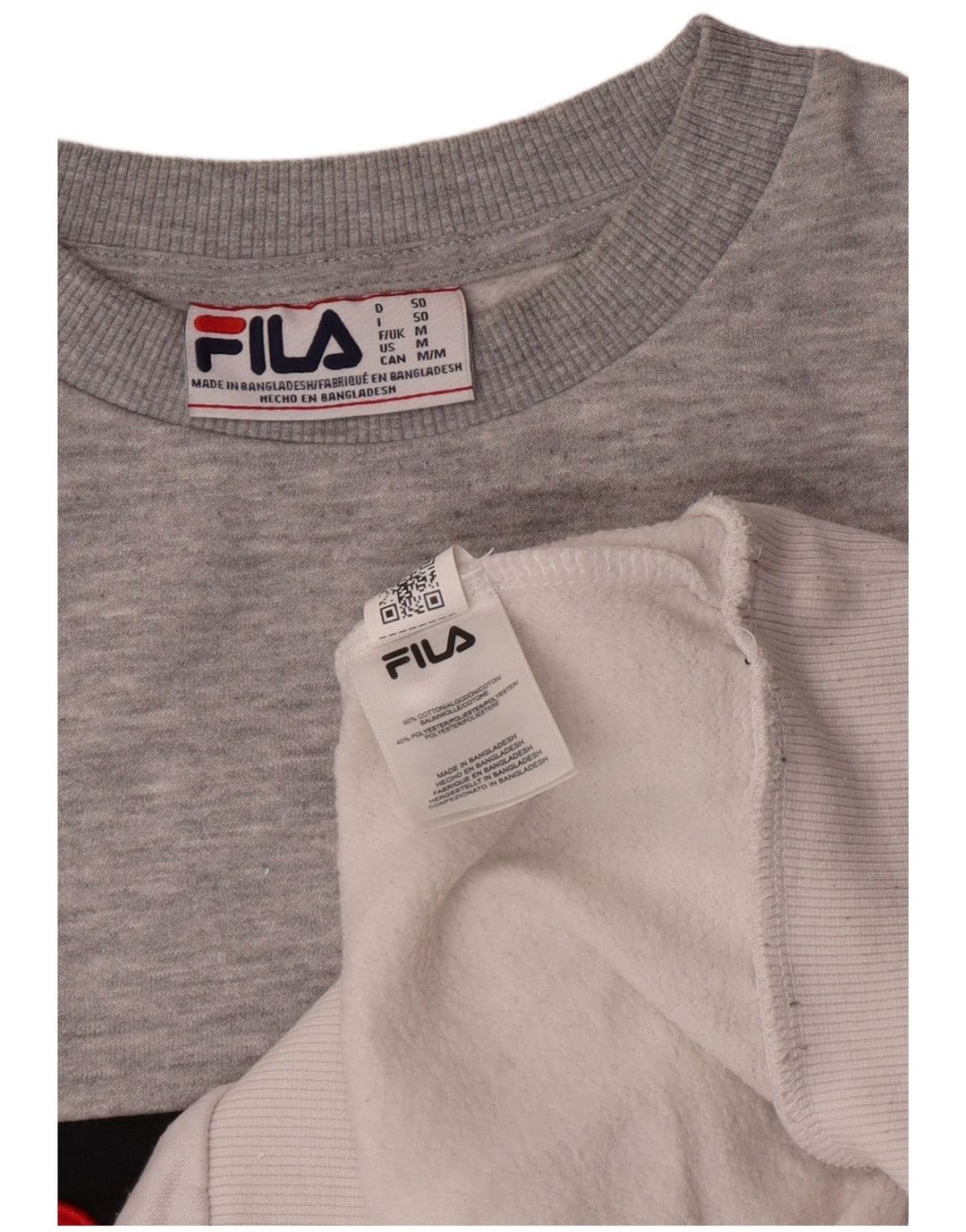 Fila Hombre Graphic Sudadera Jumper Medium Multicolor Colorblock Algodón