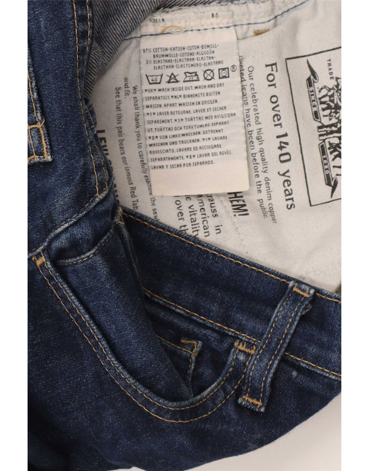 Vaqueros Levi's Mujer Slim W28 L34 Algodón Azul Marino