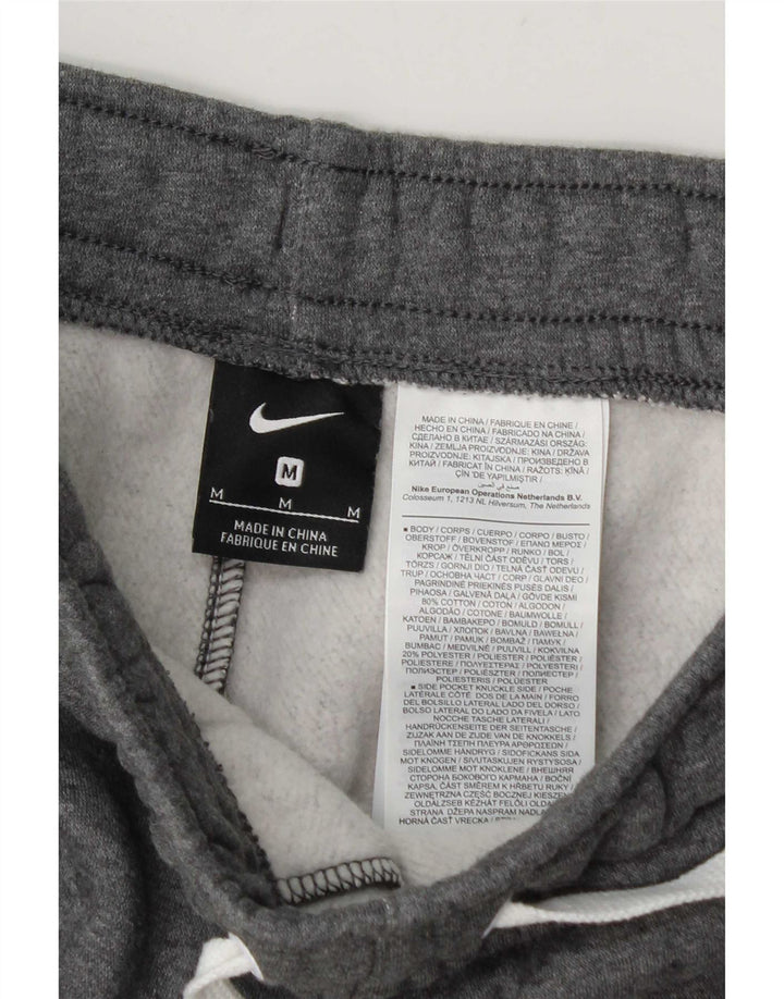 Pantalones cortos deportivos Nike para hombre de algodón moteado en gris medio