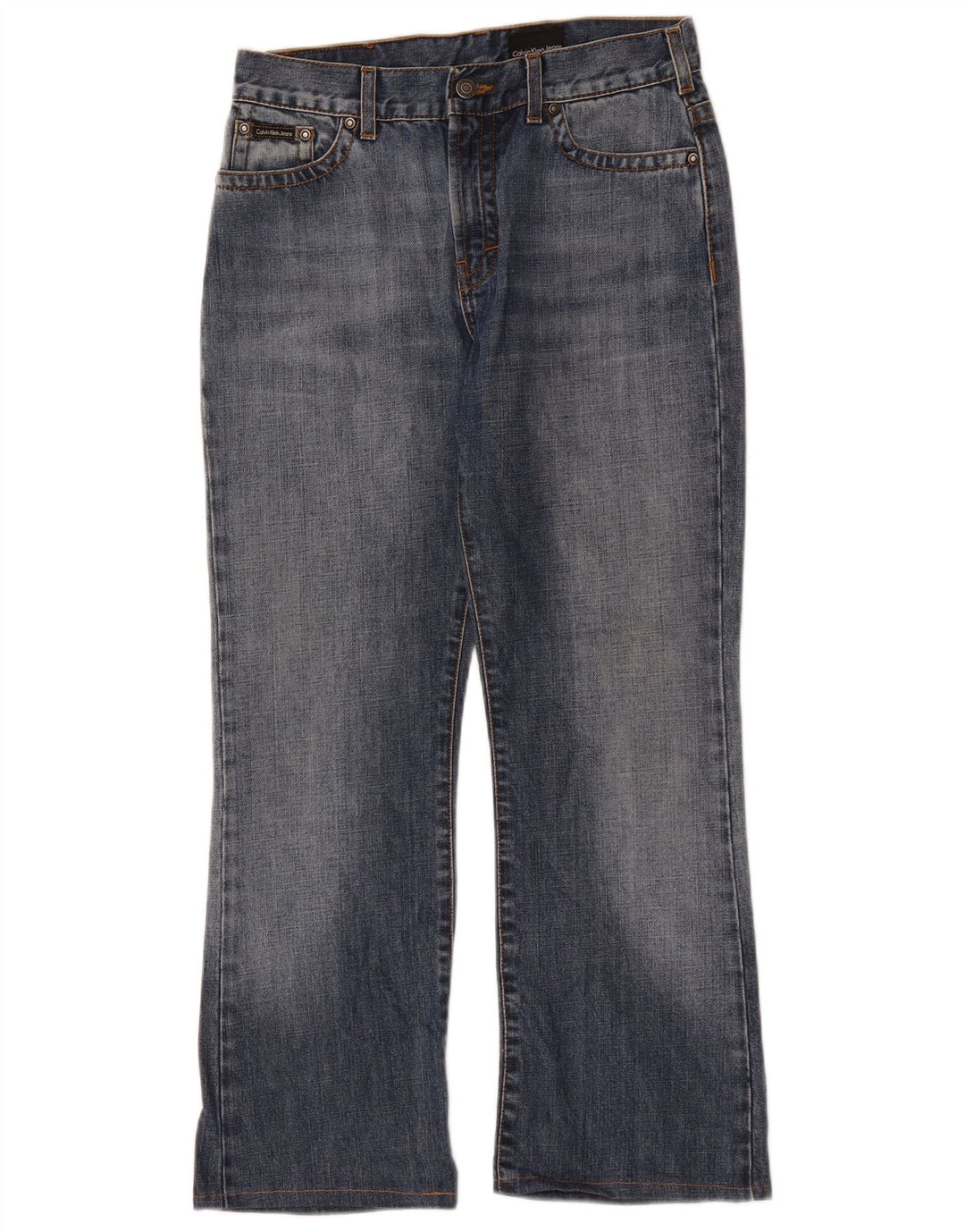 CALVIN KLEIN Vaqueros Bootcut para hombre W29 L27 Algodón azul