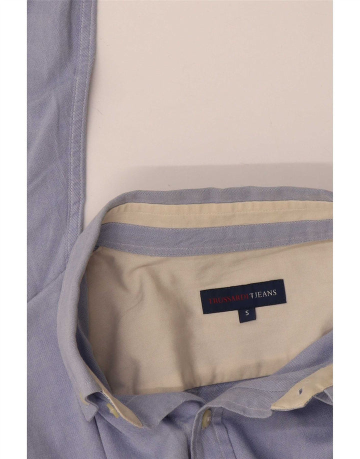 Camisa Trussardi Hombre Small Azul