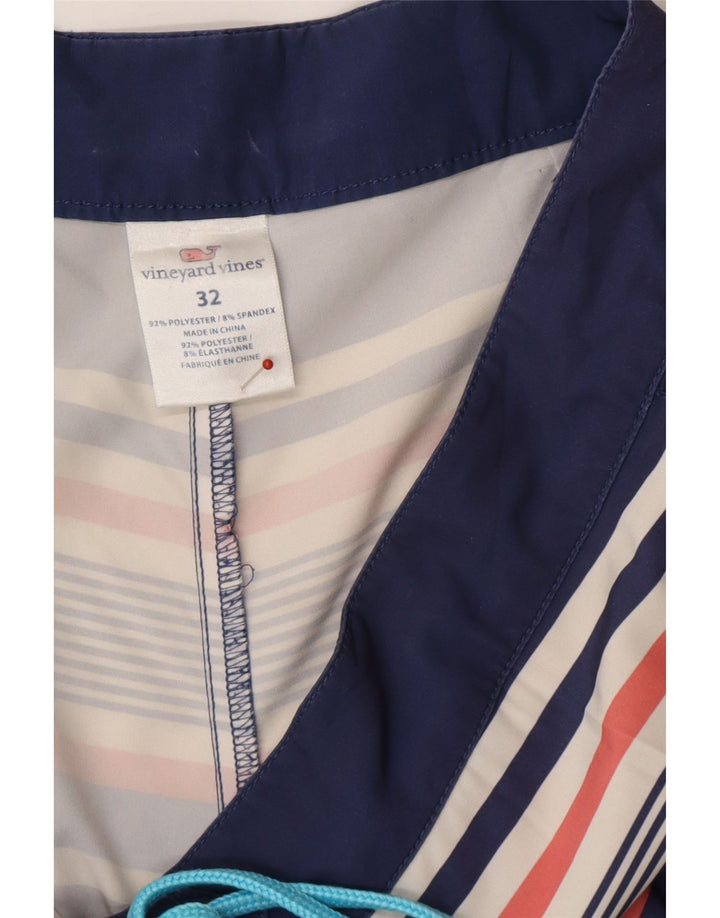 VINEYARD VINES Mens Swimming Shorts Medium  Multicoloured Striped Vintage Vineyard Vines and Second-Hand Vineyard Vines from Messina Hembry 