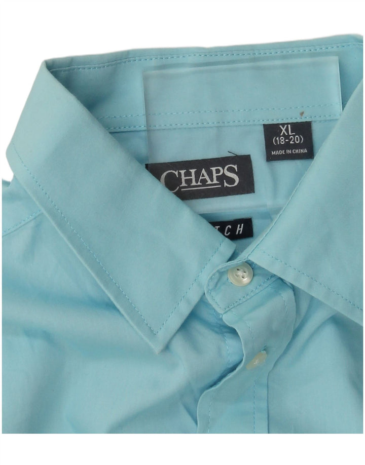 Camisa Chaps Niño 15-16 Años XL Azul Algodón