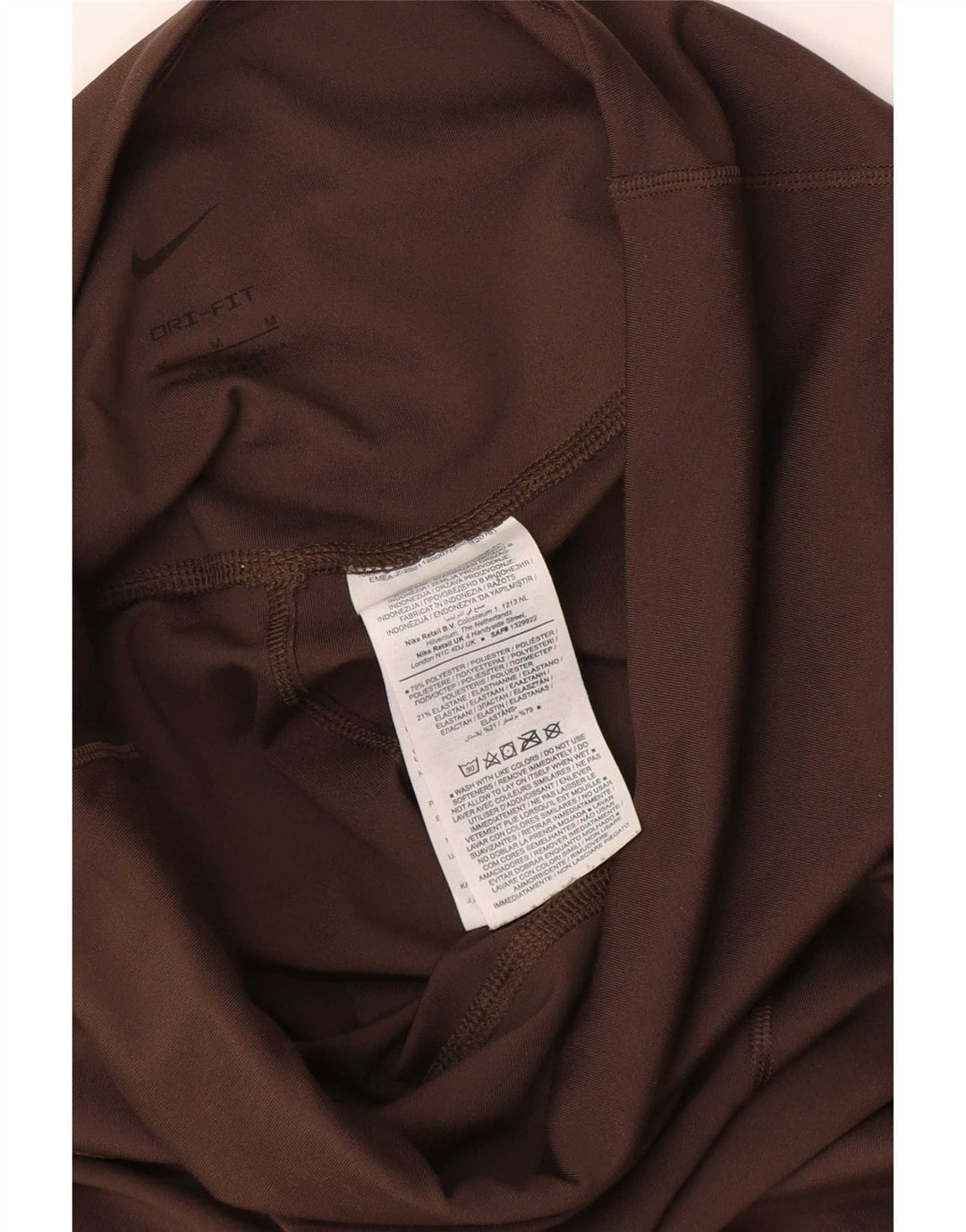 Nike Leggings Dri Fit para mujer UK 40 Poliéster marrón medio