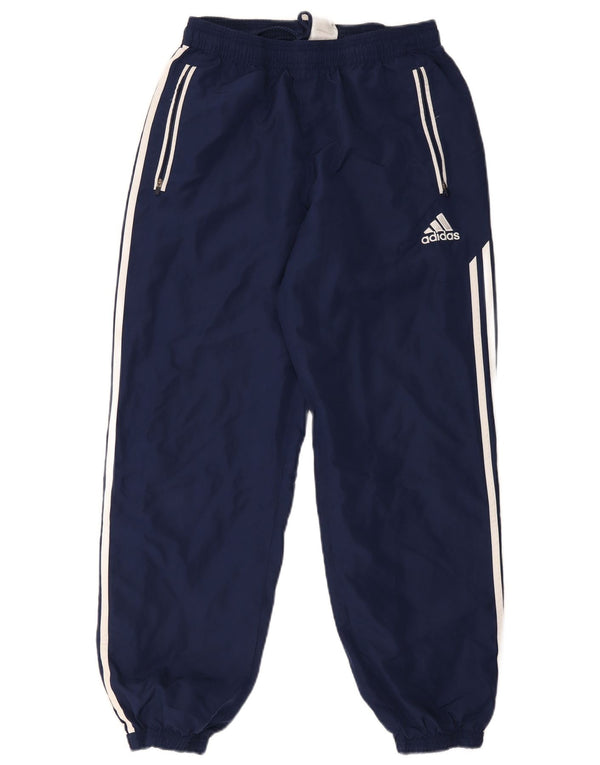 Adidas - Pantalones de chándal para hombre, talla 42/44, color azul marino