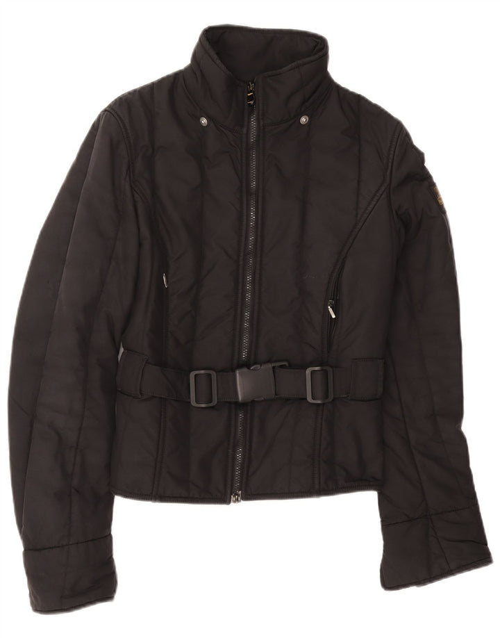 REFRIGIWEAR Chaqueta Acolchada Corta para Mujer UK 10 Small Poliamida Negra