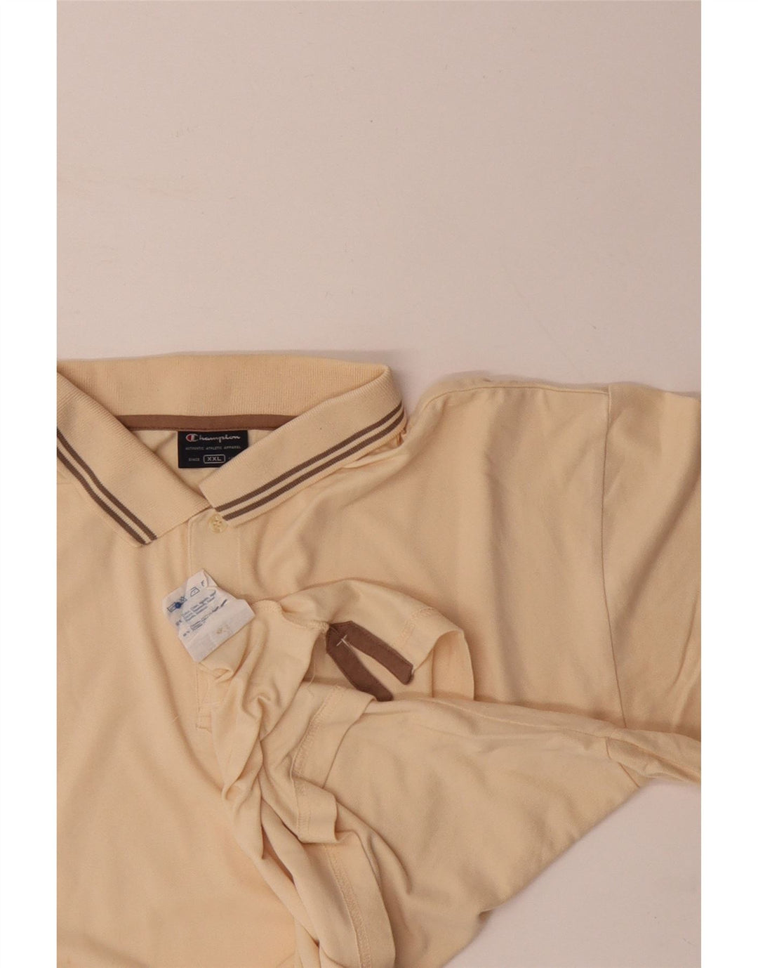 CHAMPION Polo para hombre 2XL Algodón beige