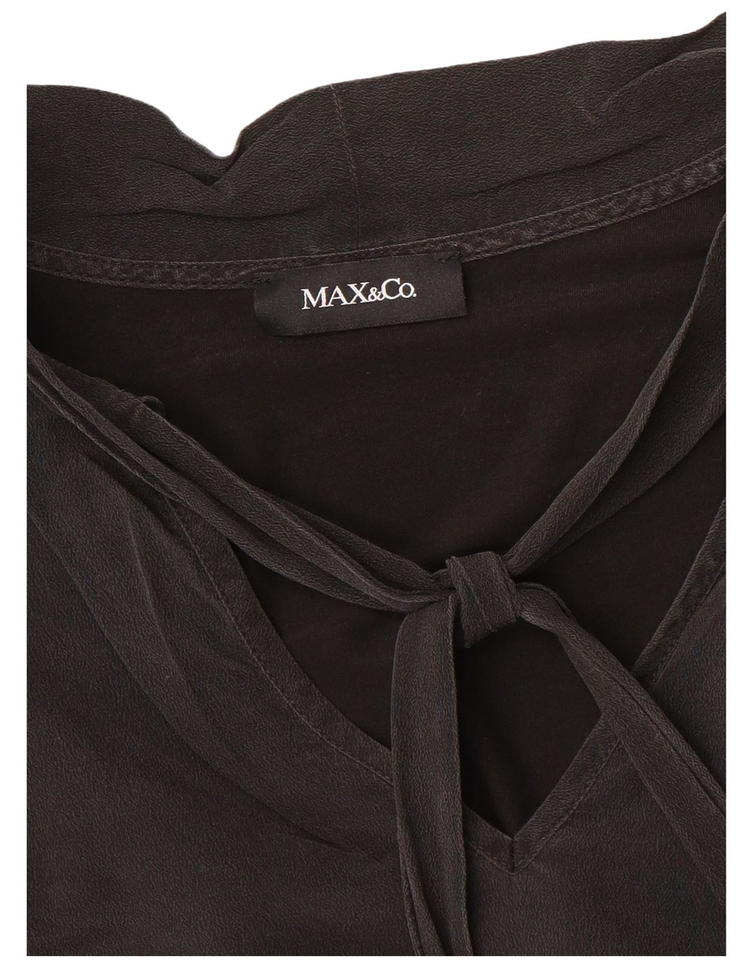 Max & Co. Blusa de manga larga para mujer UK 44 Medium Black
