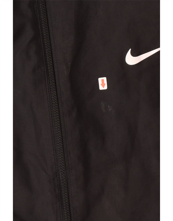 Nike Chaqueta de chándal para hombre XL Negro Colorblock Poliéster