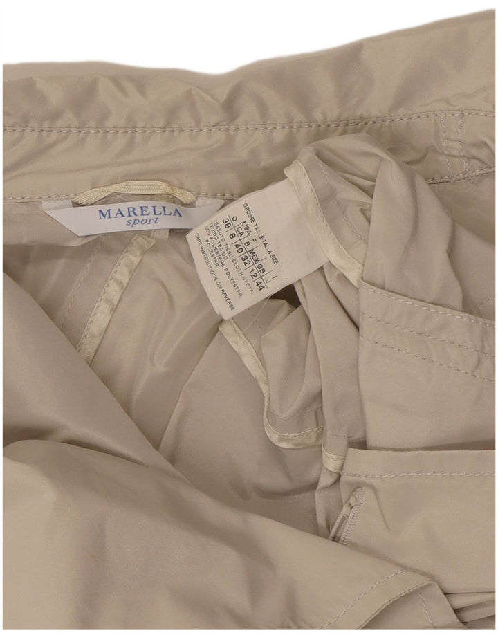 Marella Chaqueta tipo blazer con doble botonadura para mujer UK 40 Medium Off White