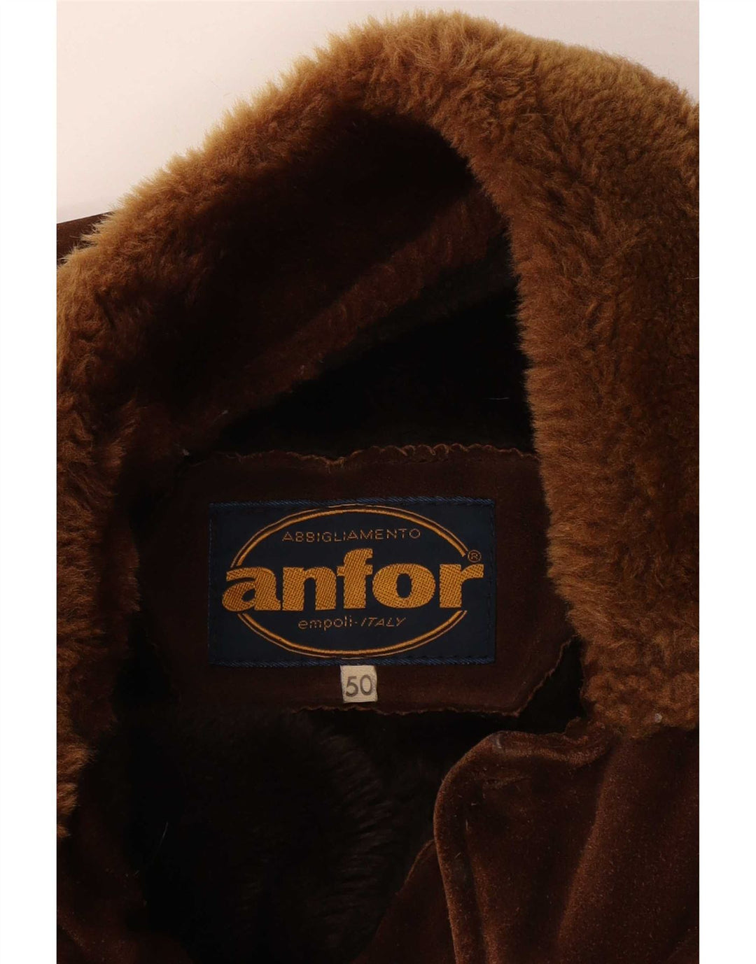 Anfor Chaqueta Sherpa para Mujer IT 50 Grande Marrón