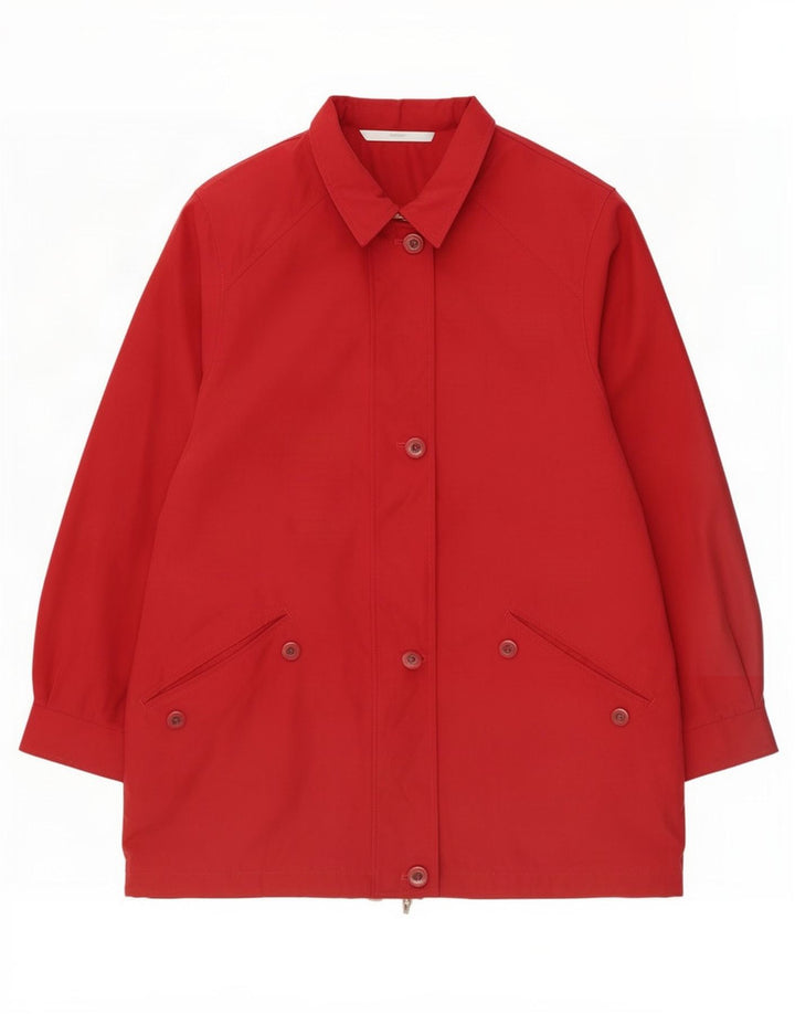 Marks & Spencer Chaqueta Parka St. Michael para Mujer UK 46 Grande Poliéster Rojo