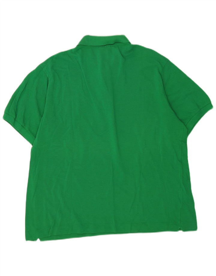 Polo Lacoste para hombre talla 7 2XL algodón verde