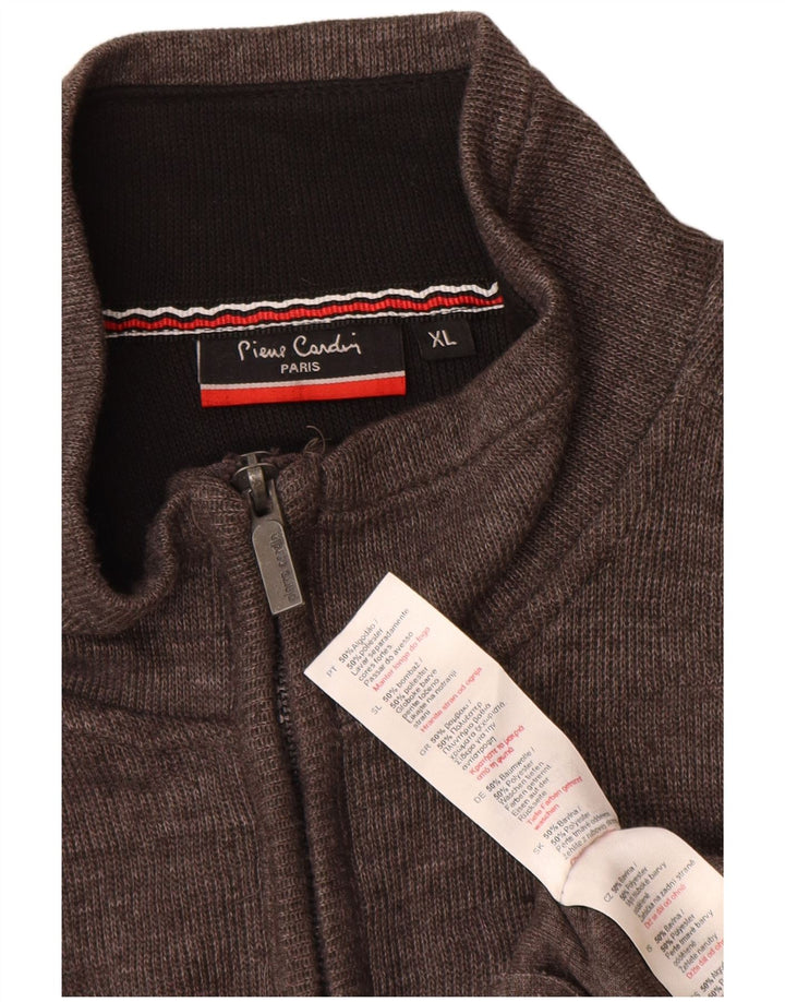Pierre Cardin Cárdigan Hombre XL Algodón Gris