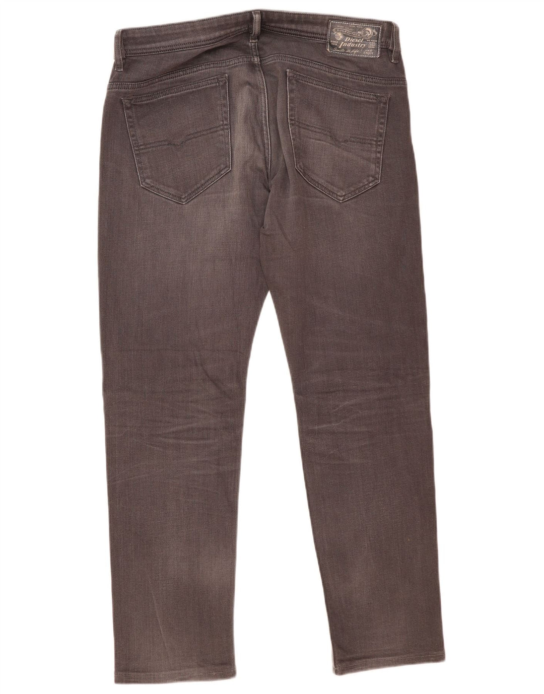 Diesel Vaqueros ajustados para hombre W34 L30 Algodón gris
