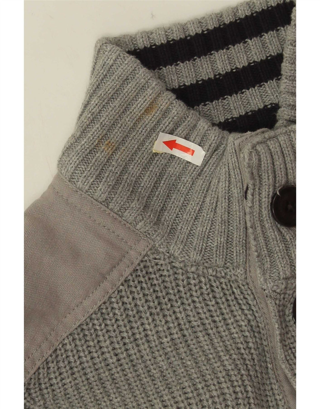 Timberland Hombre Earthkeepers Slim Fit Zip Neck Jumper Sweater Gris Medio