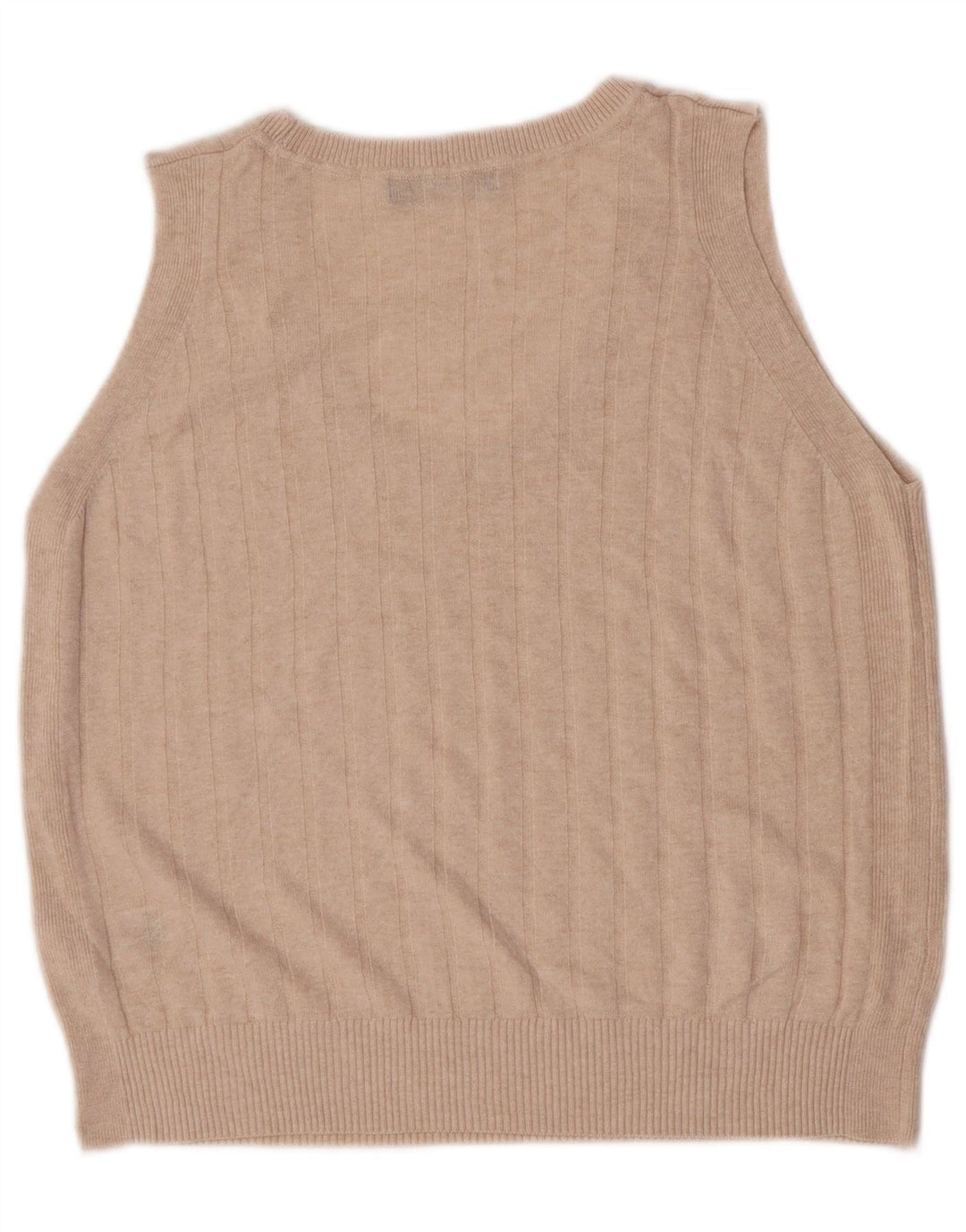 Marks & Spencer - Camiseta sin mangas para mujer, talla 40, viscosa beige mediana