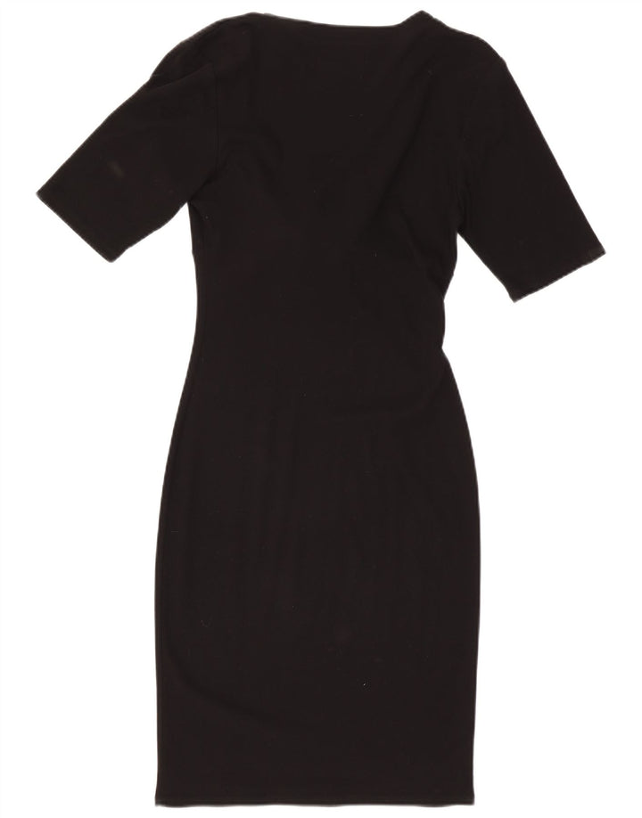 Ungaro Vestido ajustado para mujer UK 10 Small Black