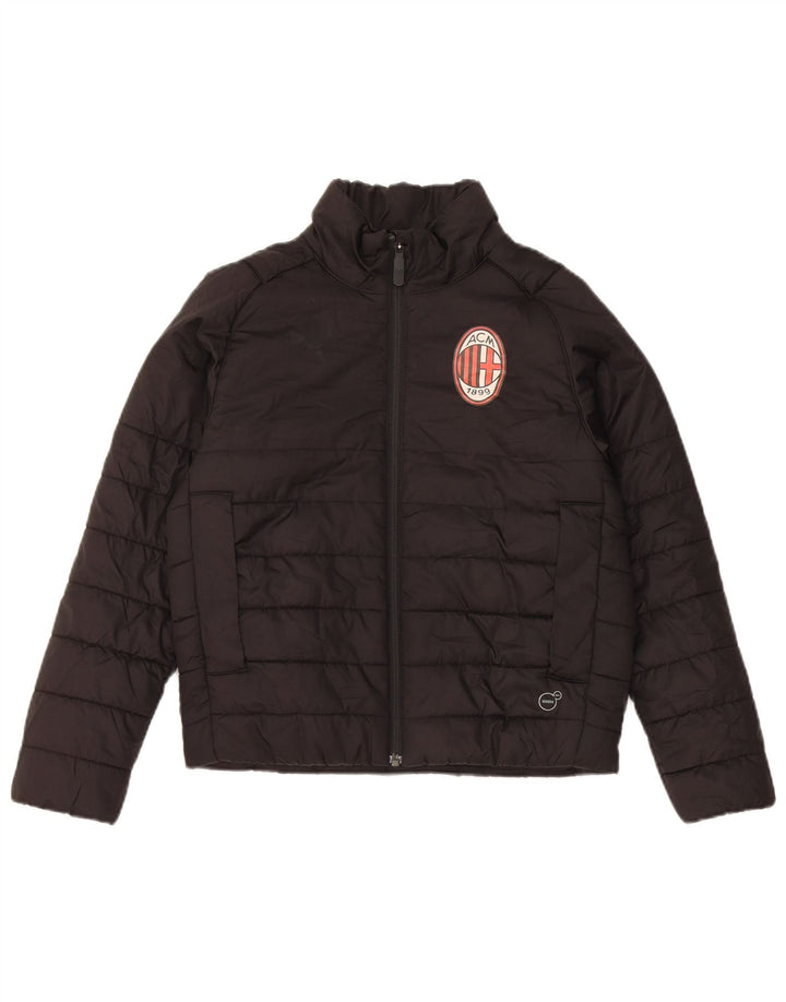 Puma Chaqueta acolchada para niño AC Milan 9-10 años Negro Poliéster