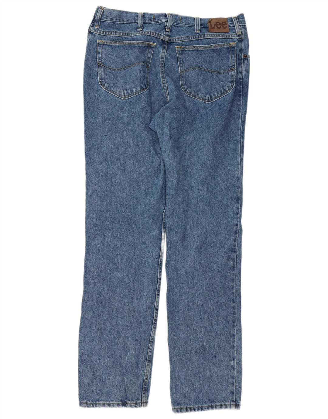 Vaqueros rectos de corte regular Lee para hombre W36 L34 Algodón azul