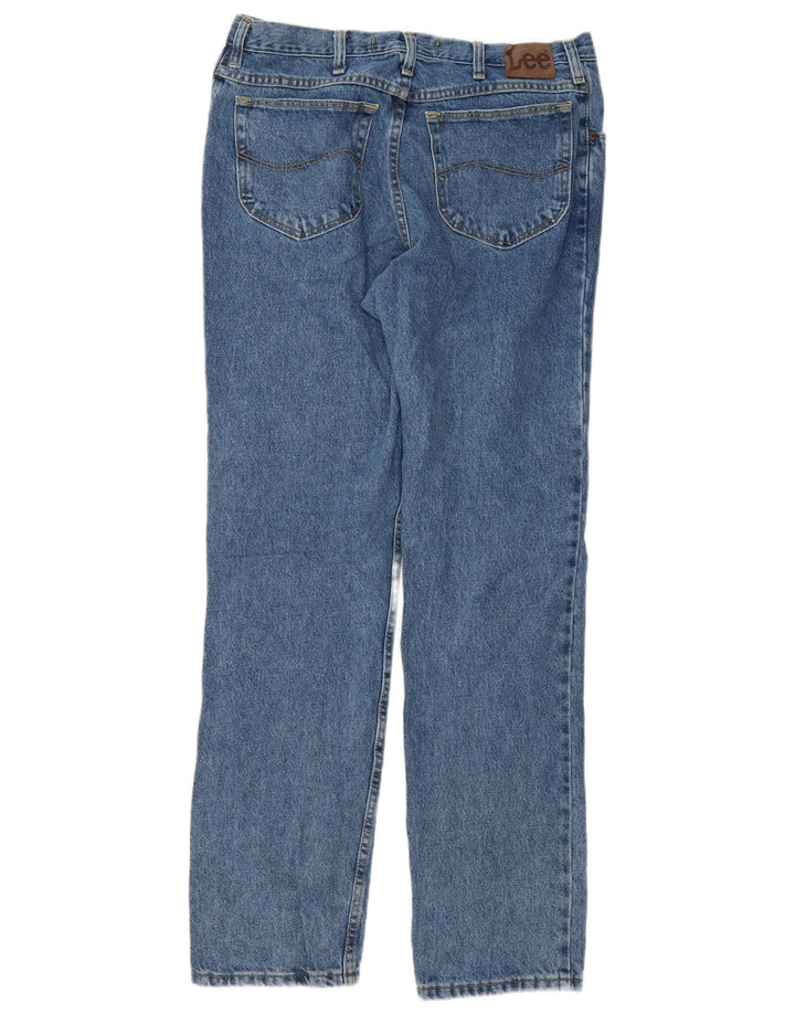 Vaqueros rectos de corte regular Lee para hombre W36 L34 Algodón azul