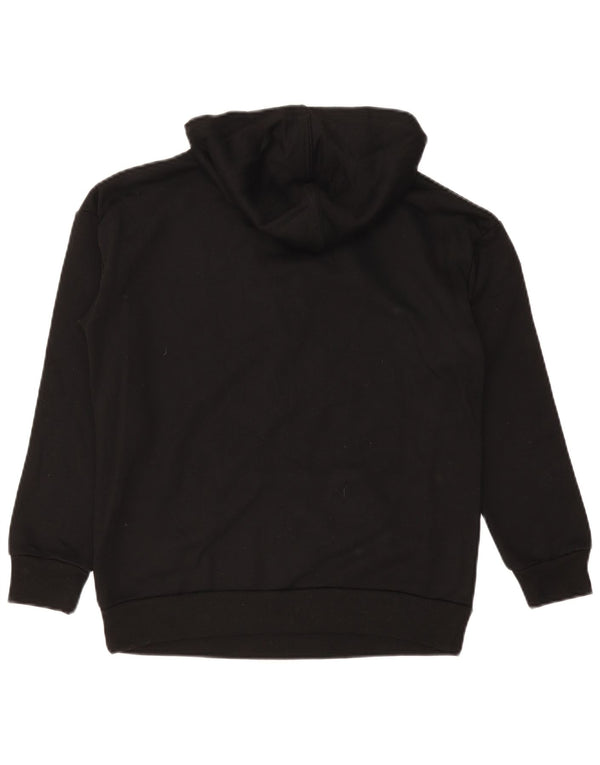 Guess Sudadera con capucha gráfica para mujer UK 14 Medium Black