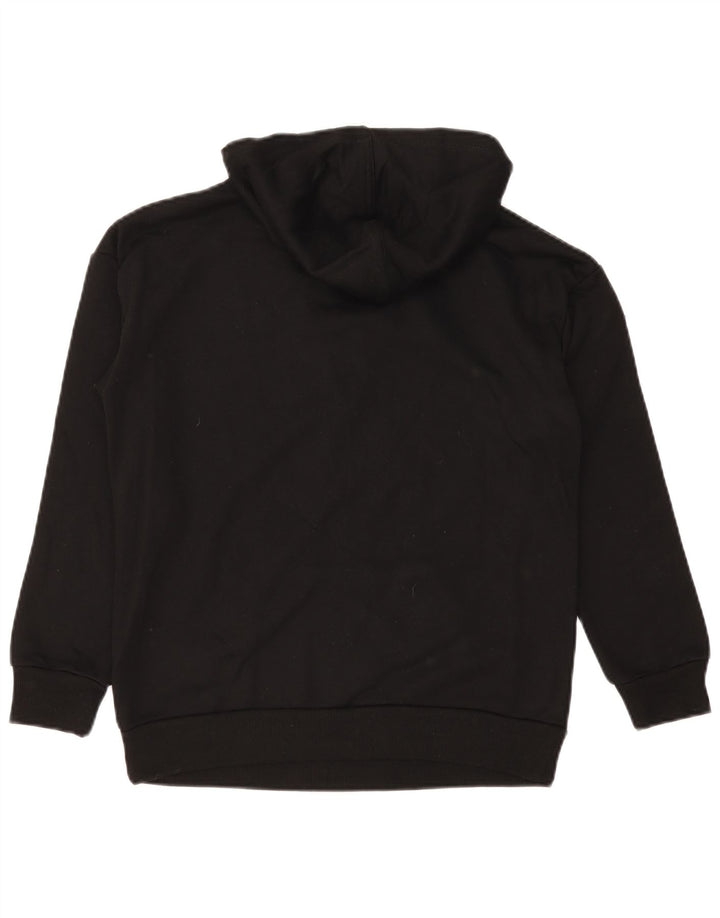 Guess Sudadera con capucha gráfica para mujer UK 14 Medium Black