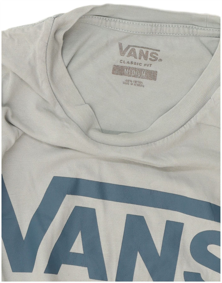 Vans Hombre Classic Fit Graphic Camiseta Top Algodón Azul Medio