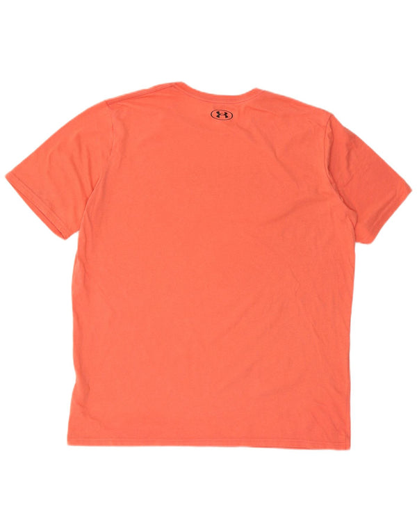 UNDER ARMOUR Camiseta gráfica para hombre Top XL Algodón naranja