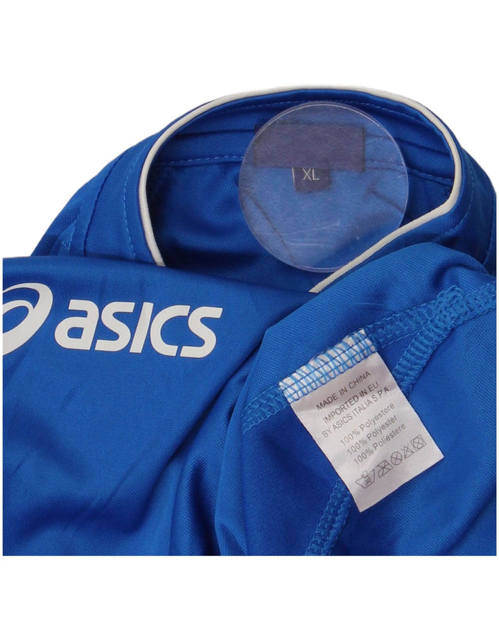 Asics Camiseta Hombre Top XL Azul Colorblock Poliéster