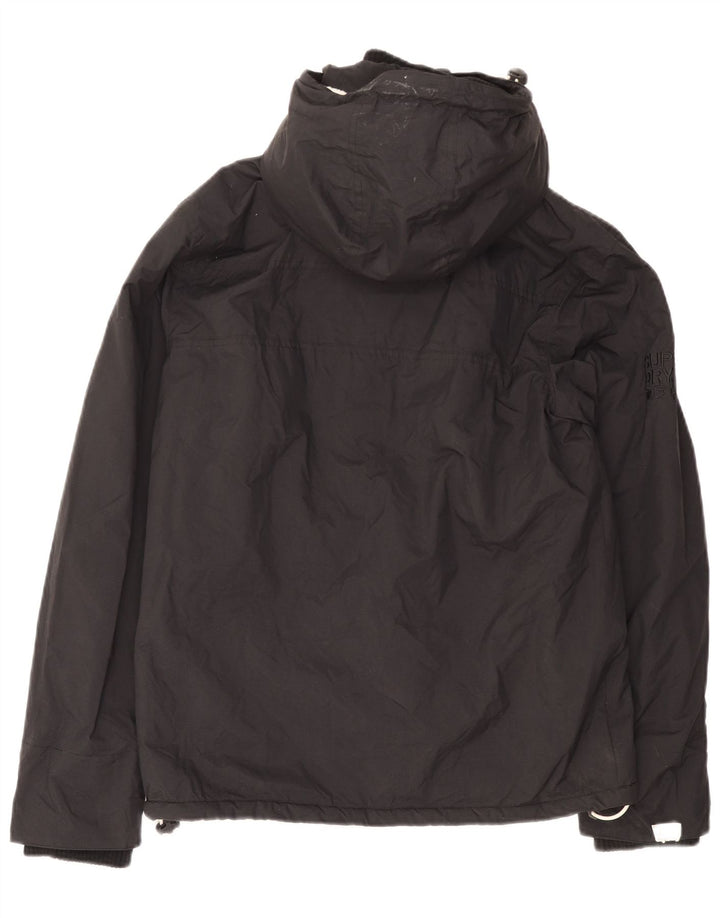 Superdry Chaqueta Cortavientos con Capucha Windcheater para Hombre UK 38 Medium Negro