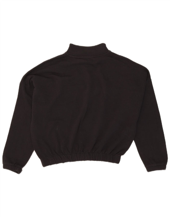 Kappa Sudadera con gráfico extragrande para mujer, talla 10, color negro