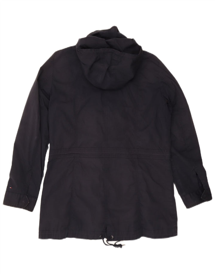 Tommy Hilfiger Chaqueta utilitaria con capucha para mujer UK 46 Grande Azul marino