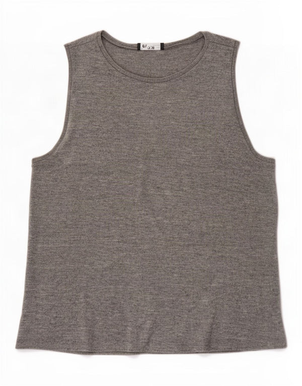 Zara Mujer Chaleco Top ES 40 XL Viscosa Gris