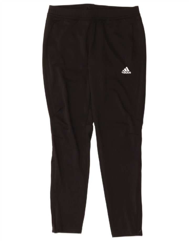 Adidas Pantalones de Chándal para Mujer UK 12/14 Mediano Negro Poliéster