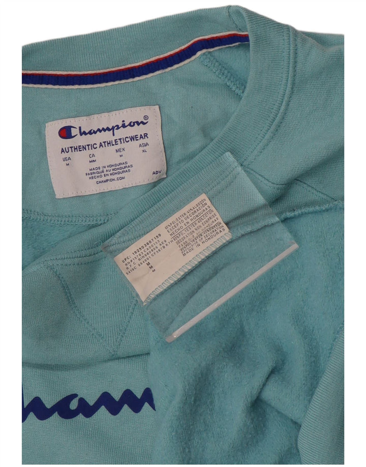 CHAMPION Sudadera con gráfico para hombre Jersey Azul medio Poliéster
