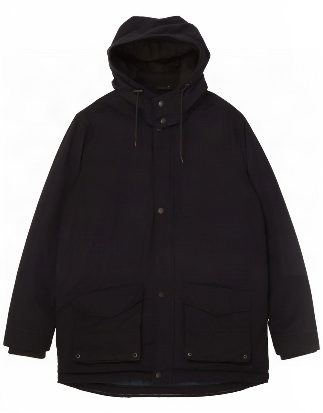 Crew Clothing Chaqueta parka con capucha para hombre UK 40 Grande Poliéster azul marino