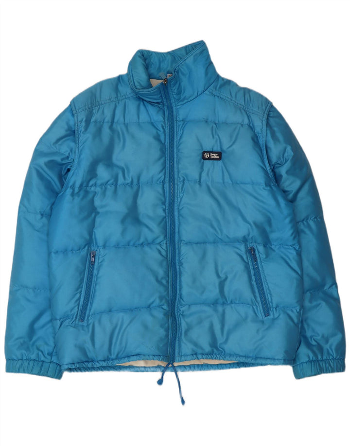 Sergio Tacchini Chaqueta acolchada para hombre EU 50 Large Poliamida azul