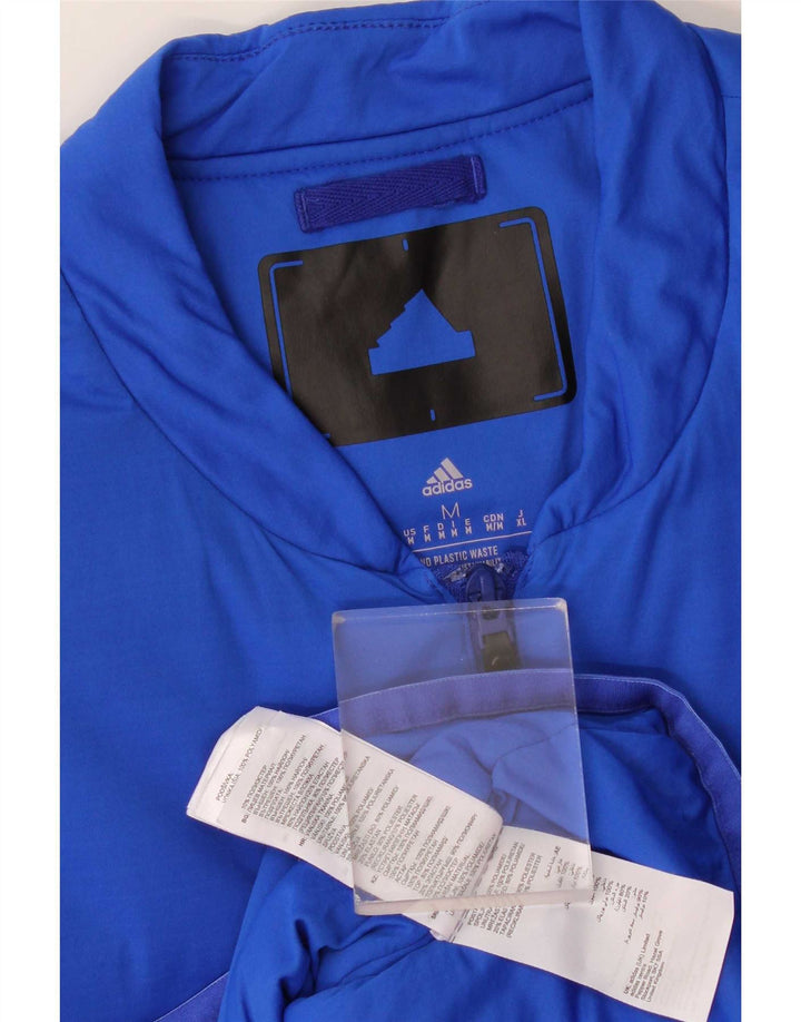 Adidas Chaleco para hombre ES 38 Azul medio Colorblock Poliamida