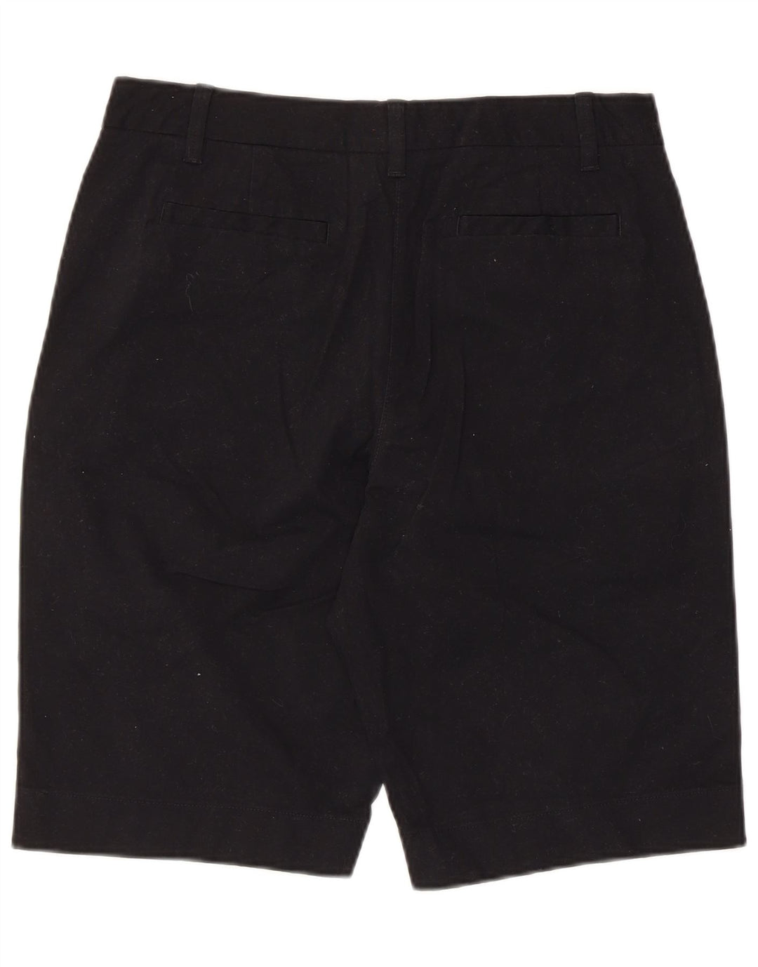 Marks & Spencer Pantalones cortos chinos para mujer UK 12 Medium W30 Algodón negro
