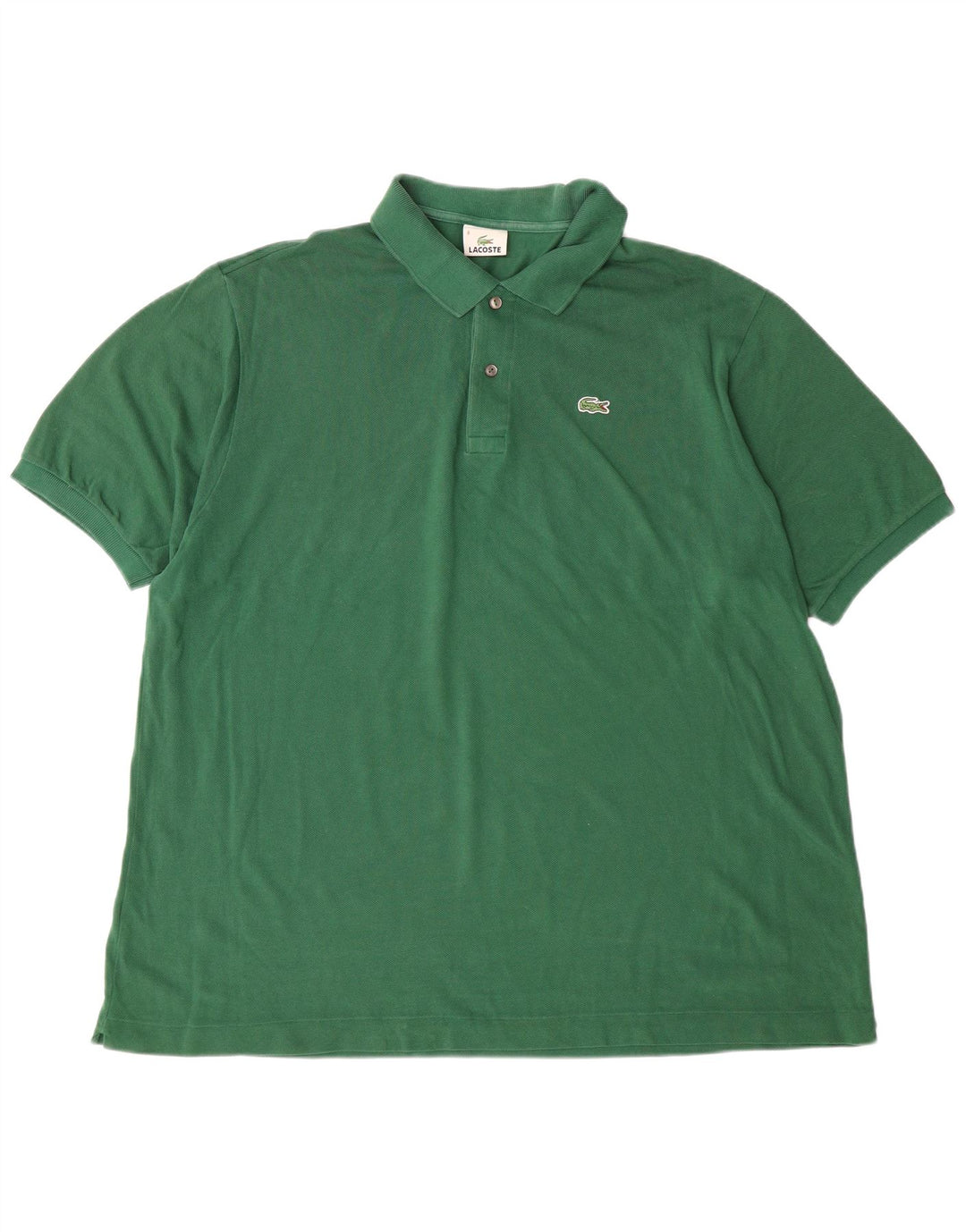Polo Lacoste para hombre talla 8 3XL algodón verde