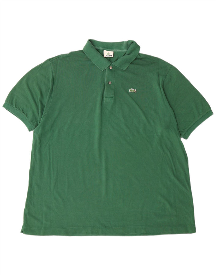 Polo Lacoste para hombre talla 8 3XL algodón verde