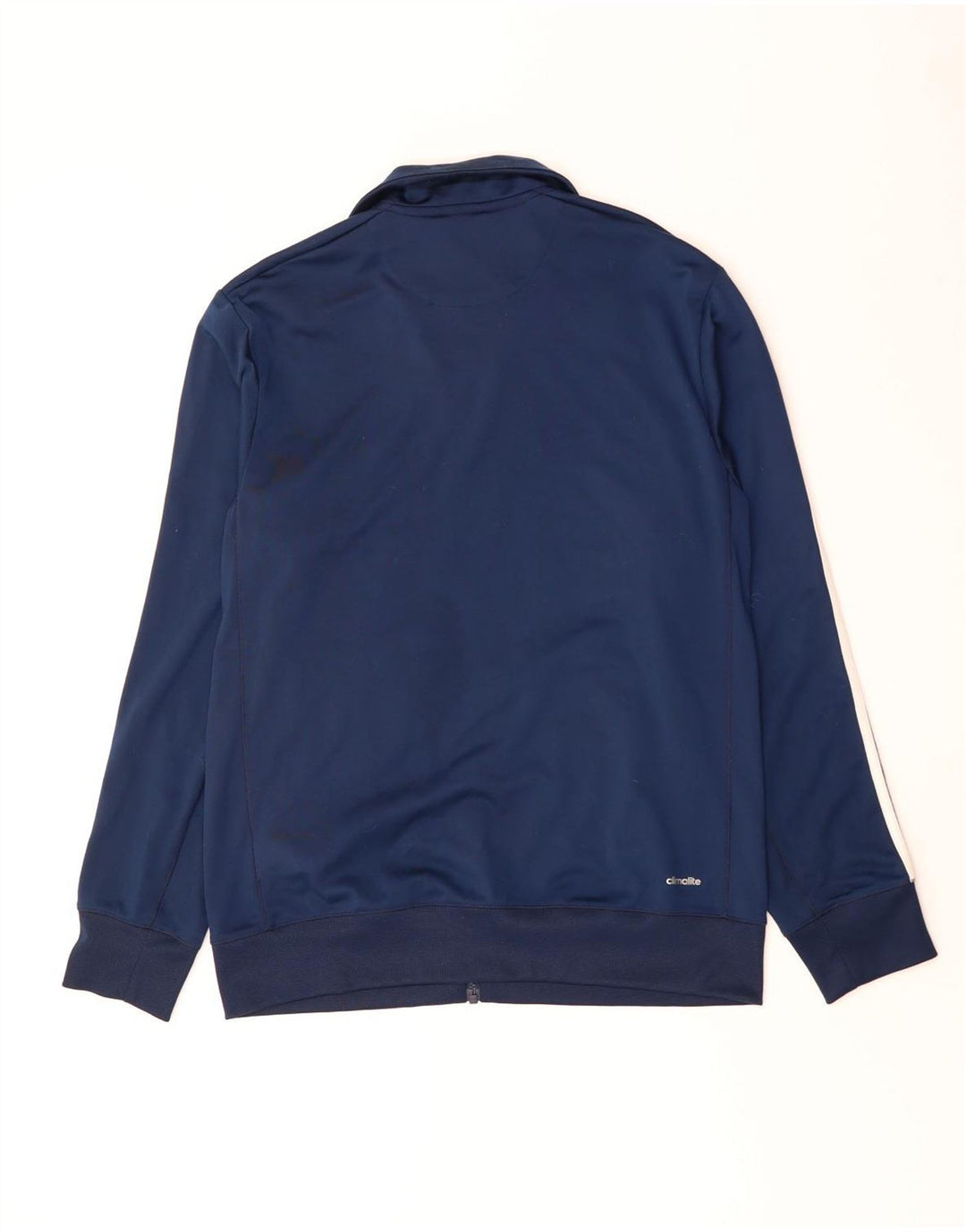 Adidas Mens Climalite Chándal Top Chaqueta Mediana Azul Marino Poliéster