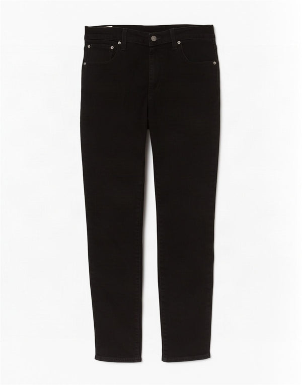 Levi's Hombre 512 Slim Tapered Jeans W30 L30 Algodón Negro