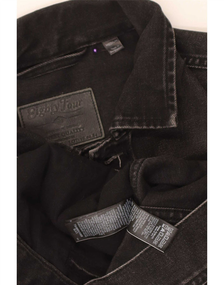 Marks & Spencer Chaqueta vaquera para hombre UK 38 Mediana Algodón negro