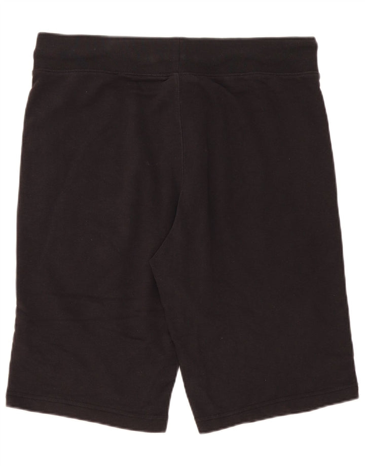 Champion Pantalones cortos deportivos para hombre, tamaño grande, algodón negro