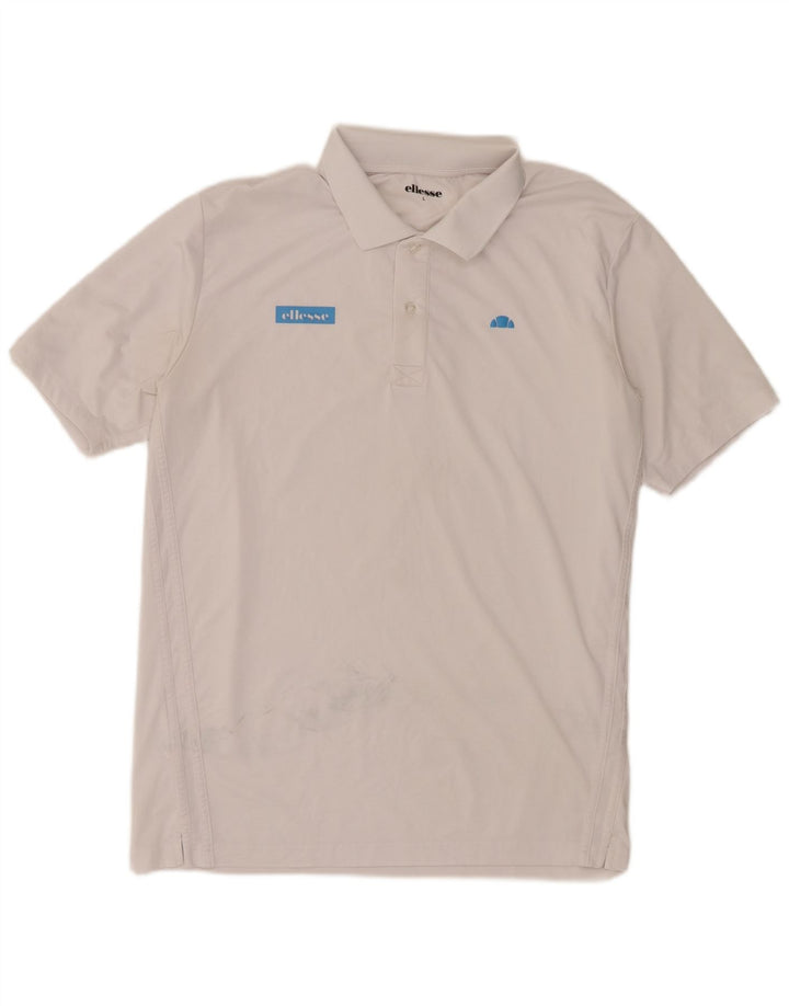 Polo Ellesse Hombre Grande Poliéster Blanco