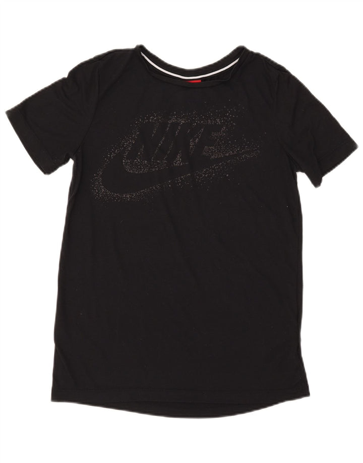 NIKE Camiseta gráfica para mujer UK 6 XS Negro Poliéster